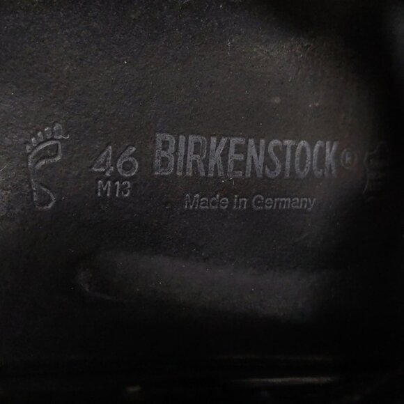 Birkenstock Milano 46 Black with Removable Leather footbed REG Width Mens 13 main image 7